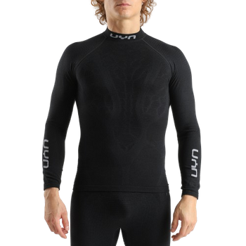 Koszulka termoaktywna UYN Man Elevatyon Biomorph UW Shirt Long SL Turtle New Neck Black - 2024/25