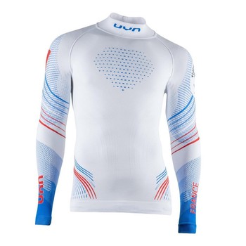 Koszulka termoaktywna UYN Natyon 2.0 Junior France UW Shirt LG SL. Turtle Neck - 2022/23