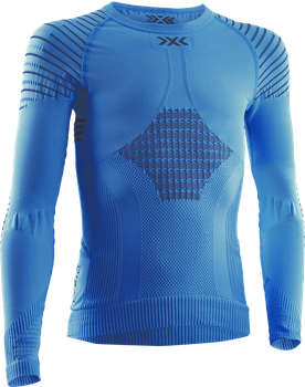 Koszulka termoaktywna X-Bionic Invent 4.0 Shirt LG SL Junior Teal Blue/Anthracite - 2024/25