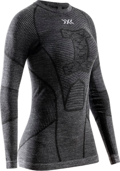 Koszulka termoaktywna X-bionic Symbio Merino Shirt LS WMN Rhino Grey - 2024/25