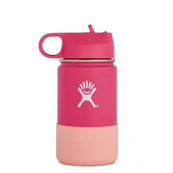 Kubek termiczny dla dzieci HYDRO FLASK 12 OZ KIDS WILD STAW LID & BOOT HIBISCUS