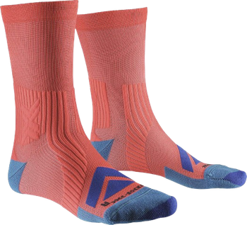 Skarpety rowerowe X-SOCKS Bike Expert Crew Sunset/Twyce Blue - 2024