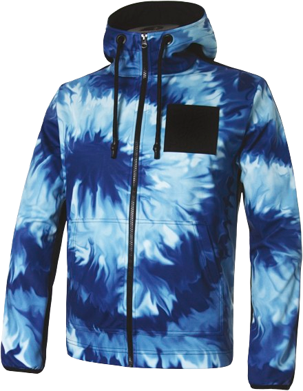 Bluza ENERGIAPURA Sweatshirt Full Zip With Hood Fluid Turquoise - 2022/23