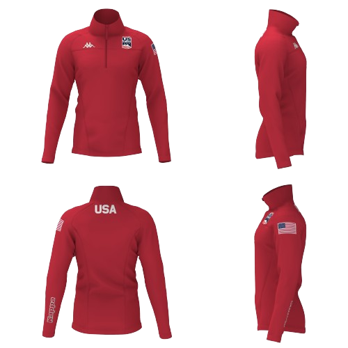 Bluza Kappa 8CENTO 818 US Red Racing - 2024/25