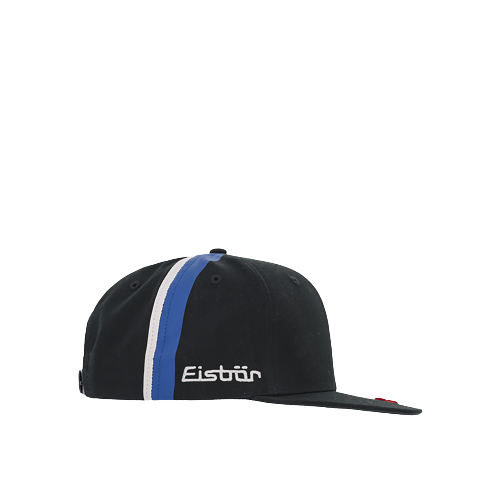 Czapka z daszkiem Eisbar Tino Cap Black/Medium Blue/White - 2023/24