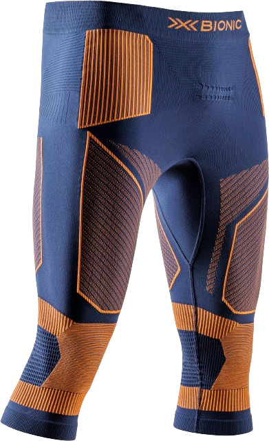 Kalesony X-Bionic Energy Accumulator Light Pants 3/4 Men Marine/Orange - 2024/25