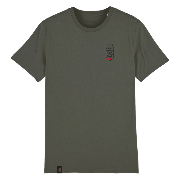 Koszulka Van Deer Logo Shirt Khaki - 2023/24