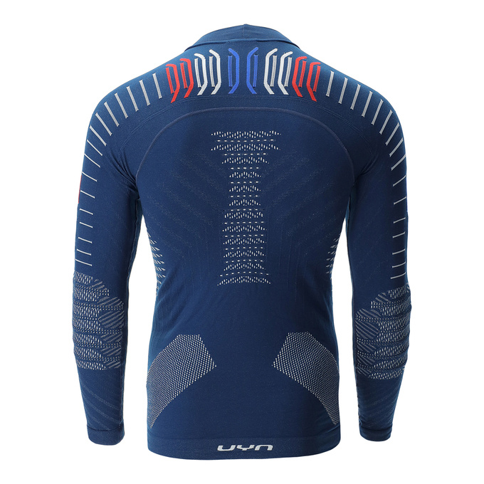 Koszulka termoaktywna UYN Natyon 3.0 Junior France UW Shirt LG SL Turtle Neck - 2024/25