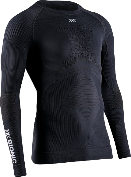 Koszulka termoaktywna X-bionic Energy Accumulator 4.0 Shirt LG SL Men Opal Black/Arctic White - 2024/25