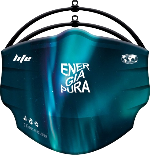 Maska ENERGIAPURA Safe Mask Aurora Blue - 2022/23