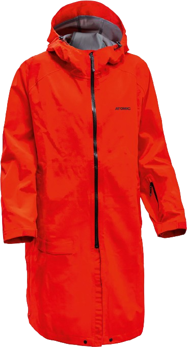 Płaszcz trenerski Atomic RS Rain Coat Red – 2024/25