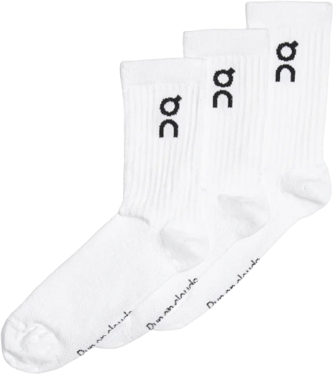 Skarpety On Running Logo Sock 3Pack White 2023/24