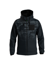 Bluza ENERGIAPURA Sweatshirt Full Zip With Hood Camouflag Dark Grey - 2023/24