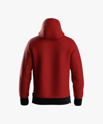 Bluza ENERGIAPURA Sweatshirt Full Zip With Hood Kopaonik Red - 2022/23