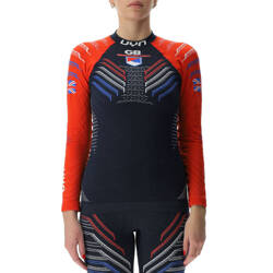 Koszulka termoaktywna UYN Natyon 3.0 Great Britain UW Shirt LG SL.Turtle New Neck - 2024/25