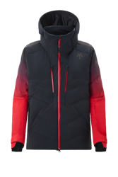 Kurtka Descente Hybrid Down Jacket Black Electric Red - 2024/25