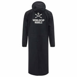 Płaszcz trenerski HEAD Race Rain Coat Black - 2024/25